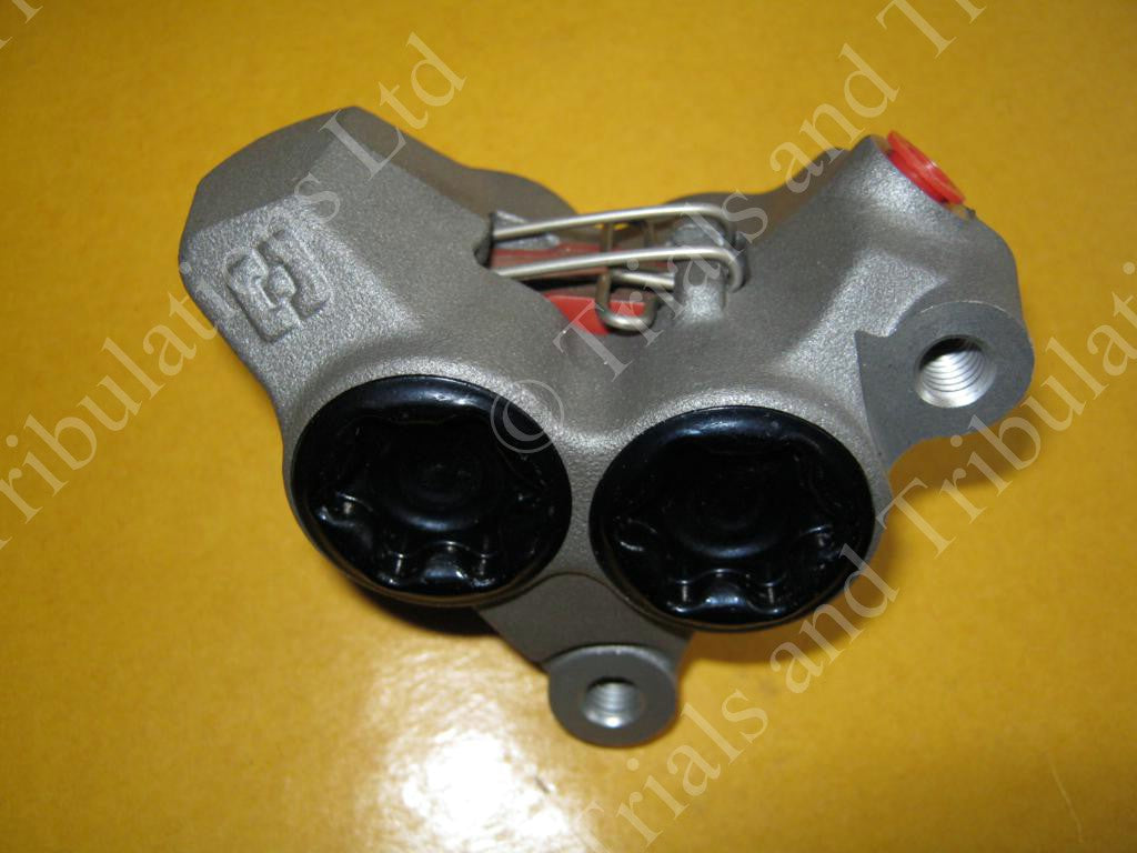 AJP Braktec monoblock 4 pot front caliper assembly