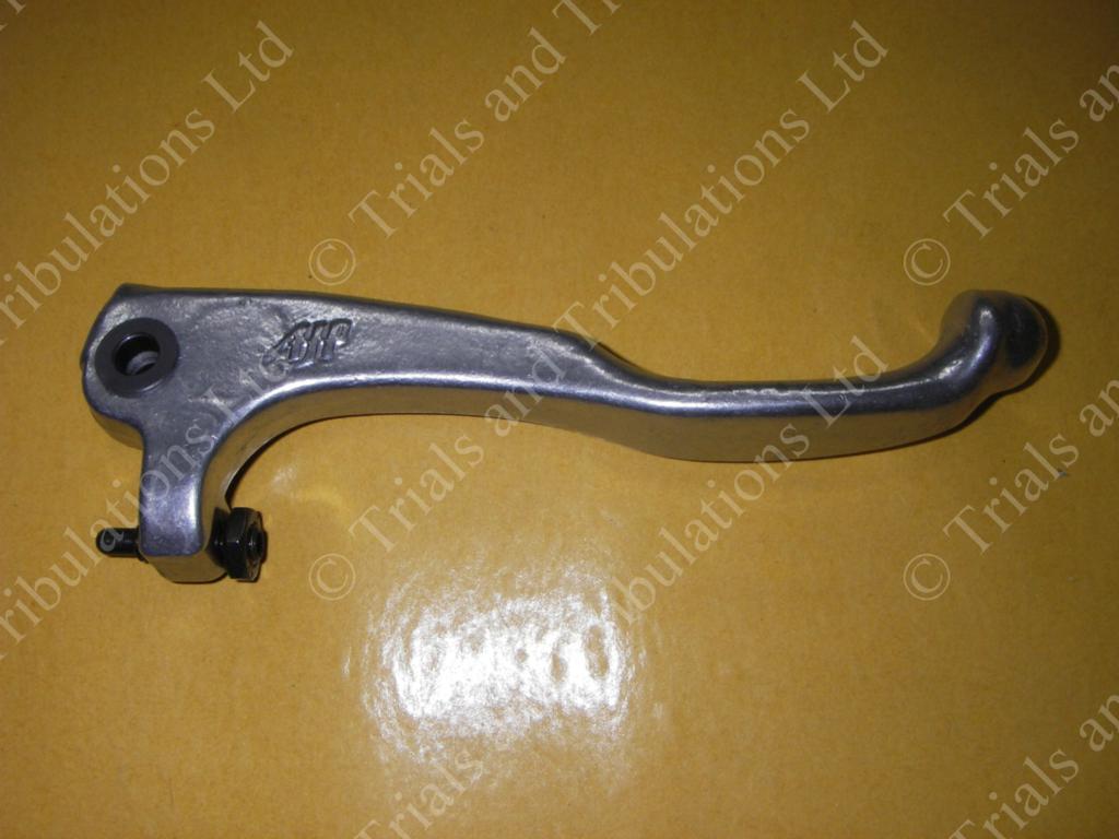 AJP Trials ' shorty' front brake lever silver