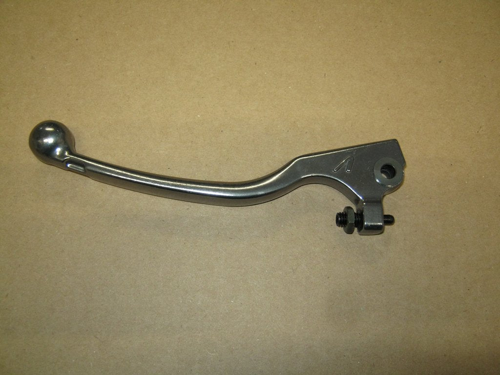 AJP clutch lever blade Titanium colour 'straight fitting'