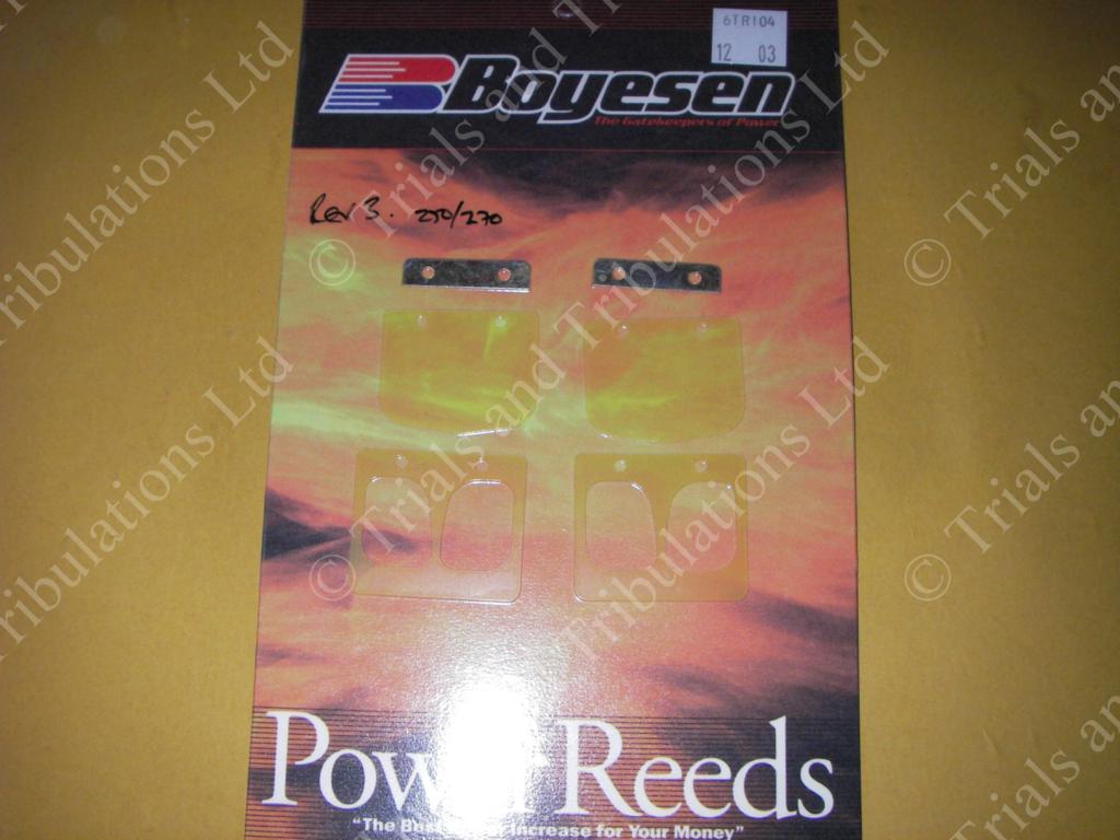 Boyesen Beta Techno & Rev 3 power reeds