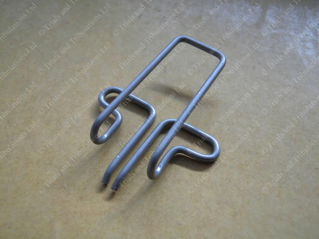 Braktec monobloc front caliper brake pad retaining clip