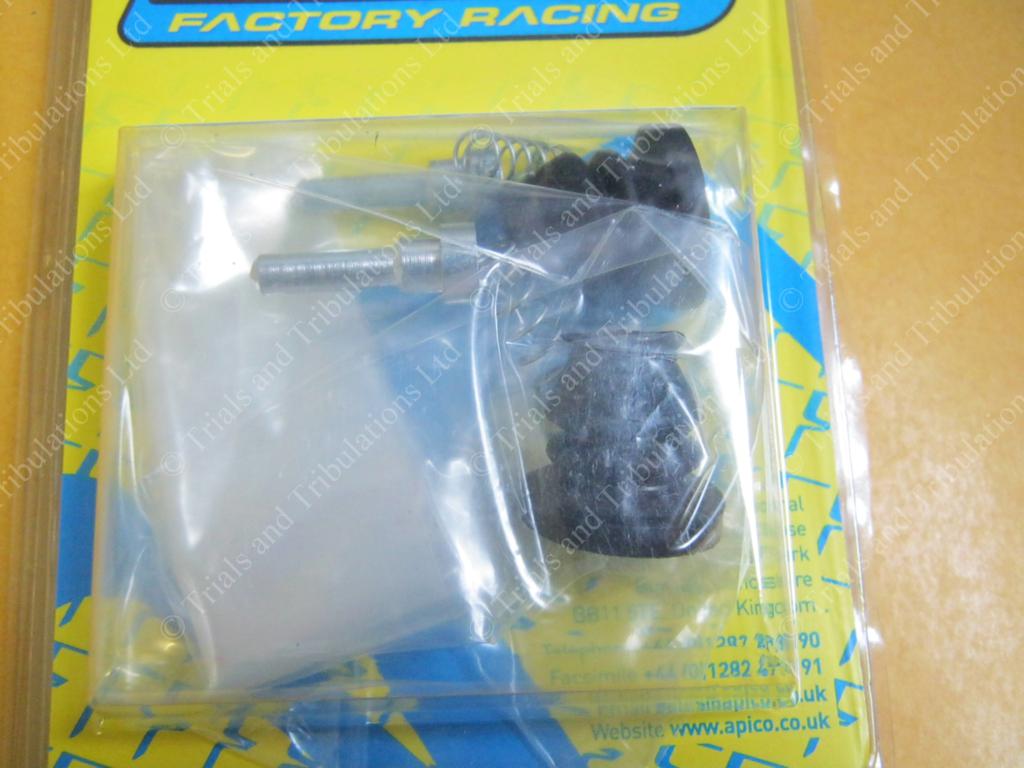 Apico Braktec master cylinder BLACK rubber boot kit (pair)
