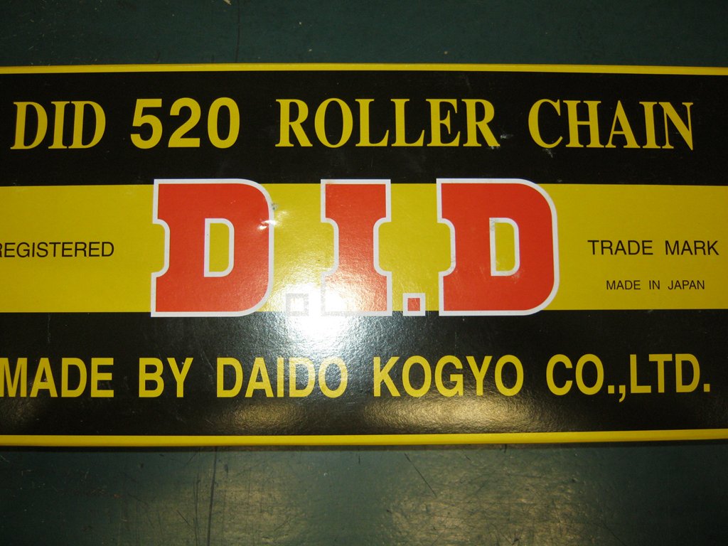 RK 102 link 520 Trials Chain (black)