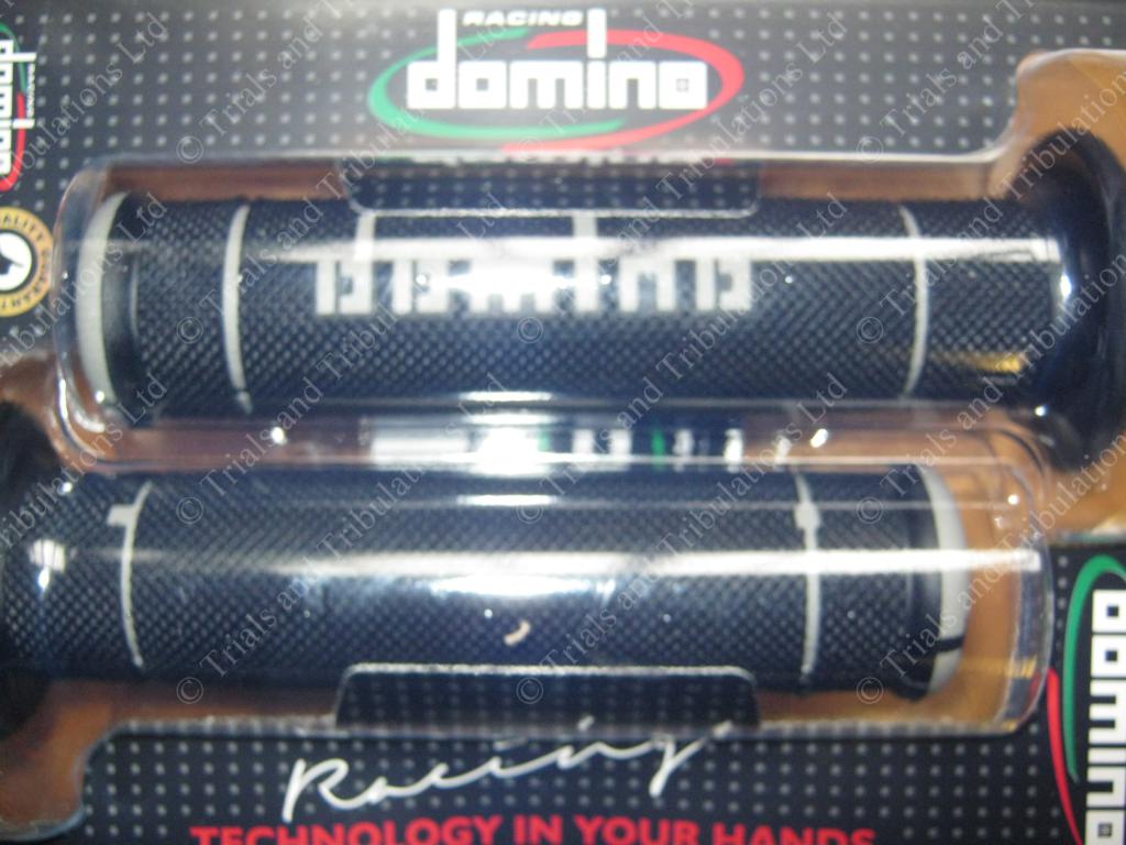 Domino Trials grips (black-grey)