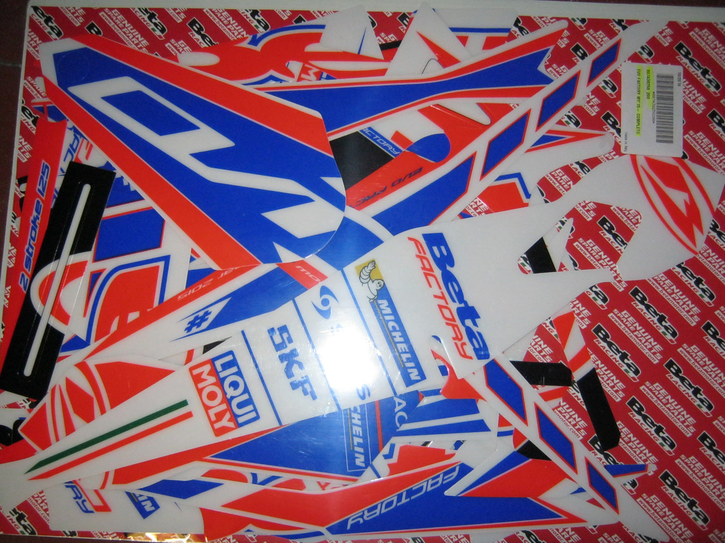 Beta Evo 2015 Factory full decal kit