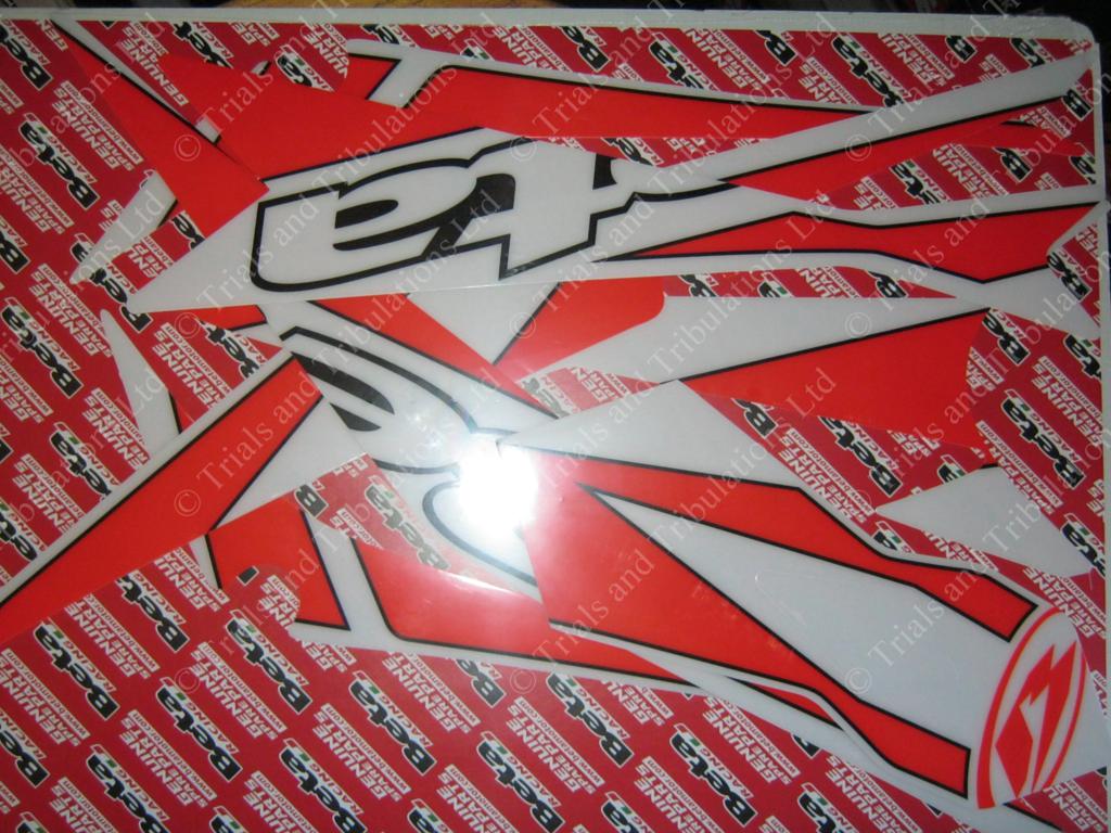 Beta Evo 2017 rear mudguard decal kit