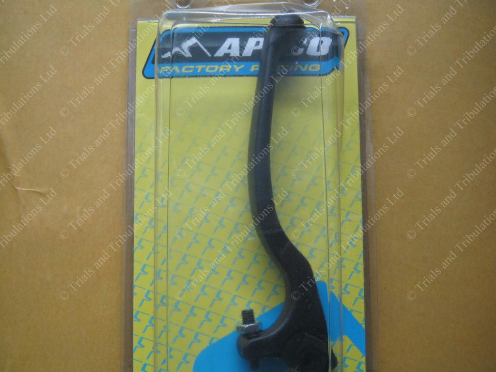 Apico Trials forged Clutch lever BLACK (long)