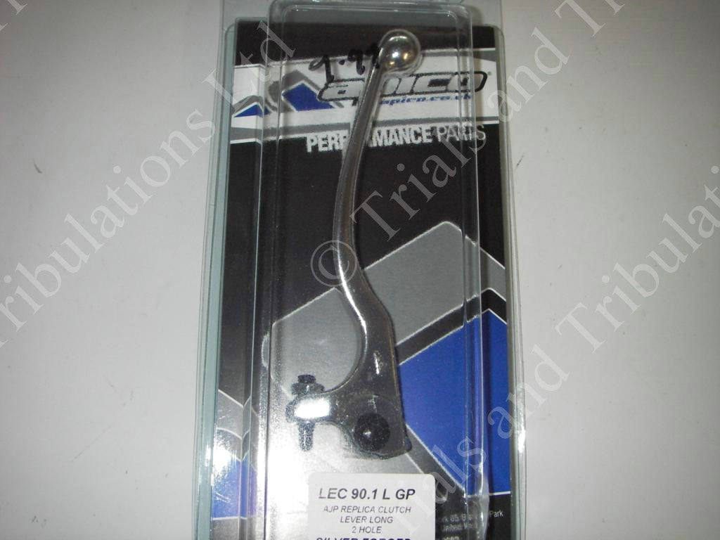 Apico Trials Forged clutch lever SILVER (Long)