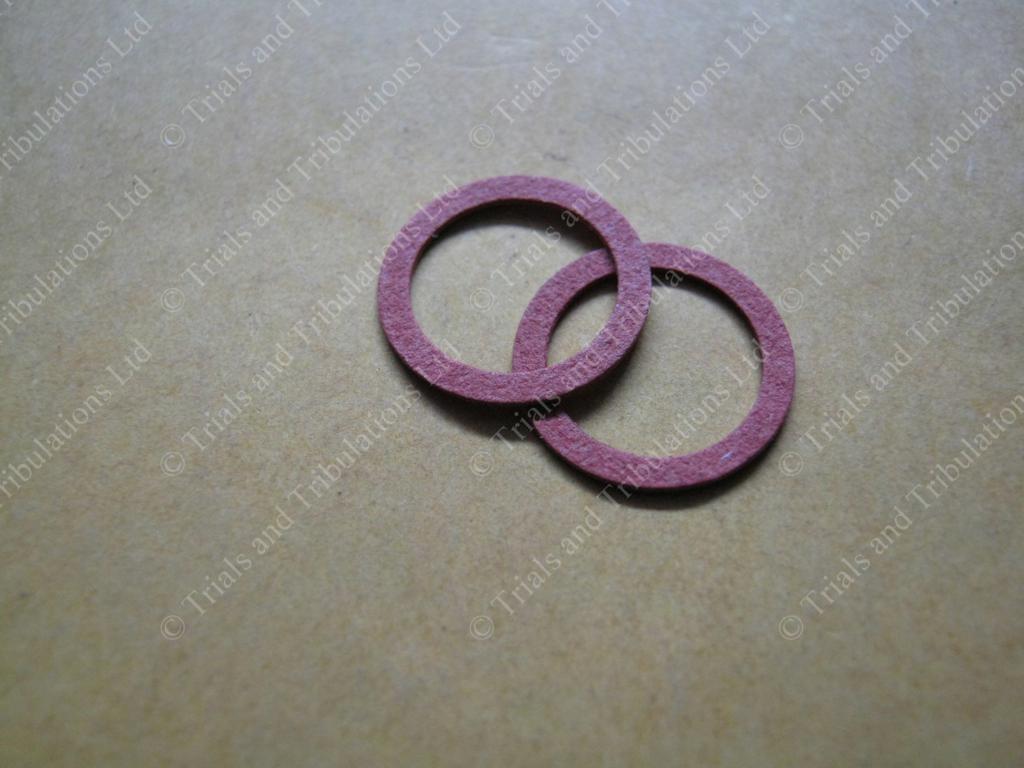 Mikuni VM26 float valve sealing washers (pair)