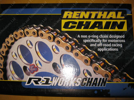 Renthal R1 gold chain 428 pitch (134 link)