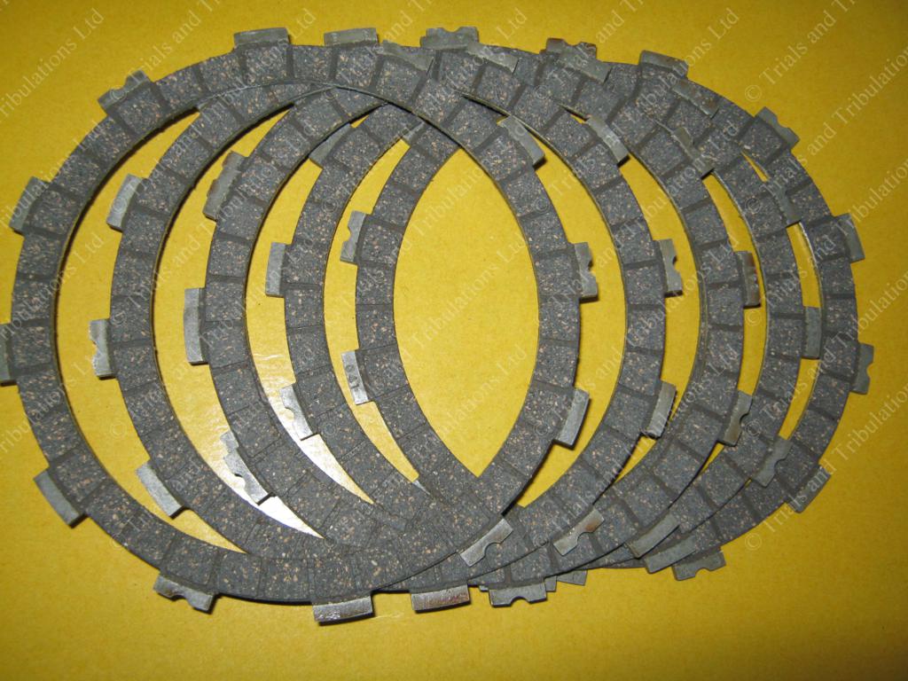 Beta Rev 4T 07-08) & Evo 4T (09-on) clutch fibre plate set