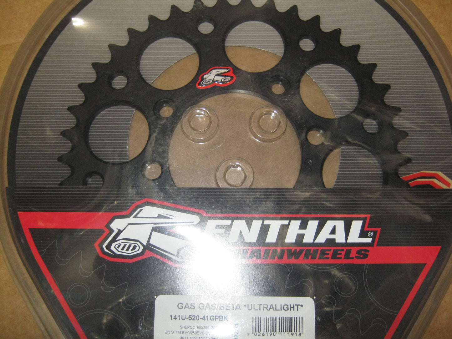 Renthal Black Rear sprocket 41T (see fitting list)