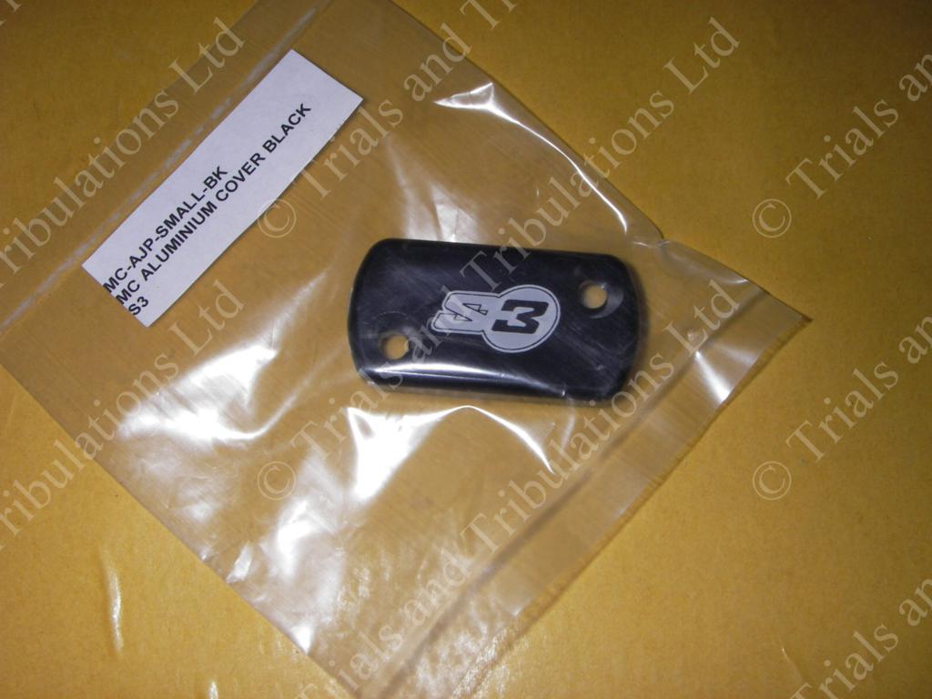 S3 AJP small master cylinder cap (black)