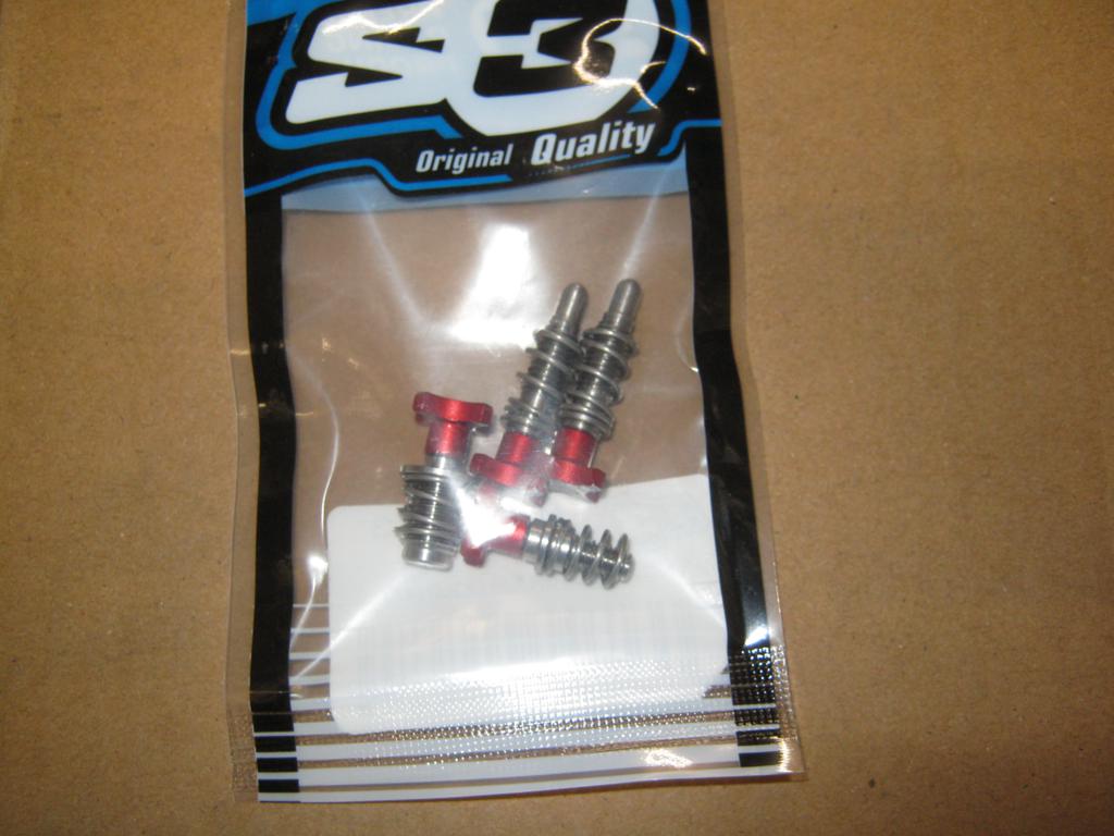 S3 Master cylinder & Lever Adjuster screw kit (Red)