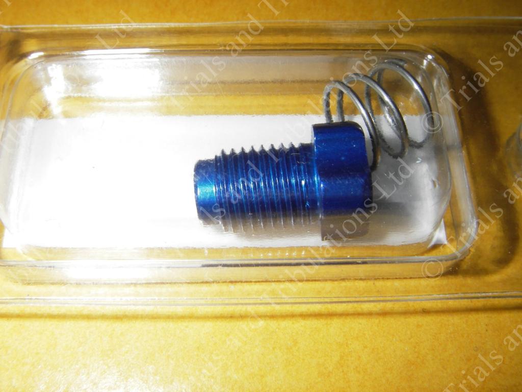 S3 AJP brake lever span adjuster BLUE