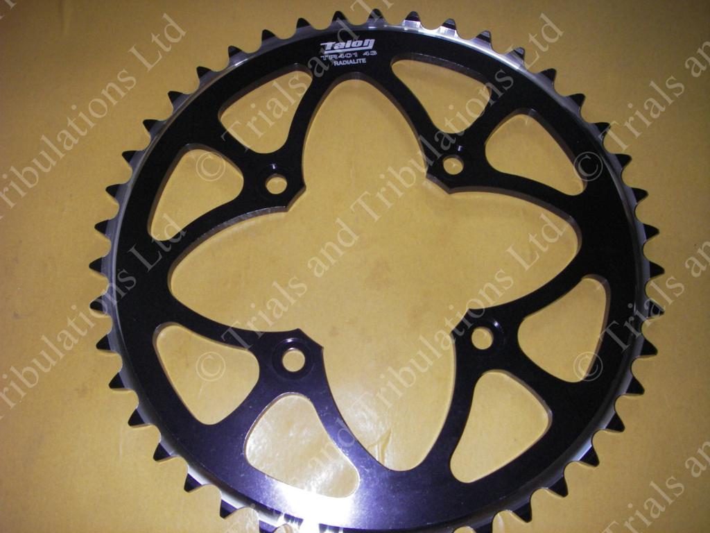 Rear sprocket 43t Black