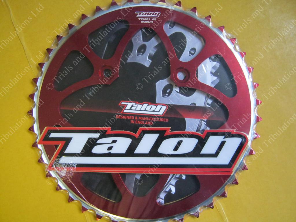 Rear sprocket 43t Red