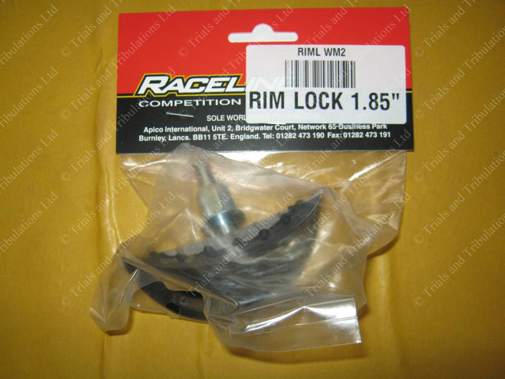 Budget cast alloy-rubber front rim lock WM2(1.85")