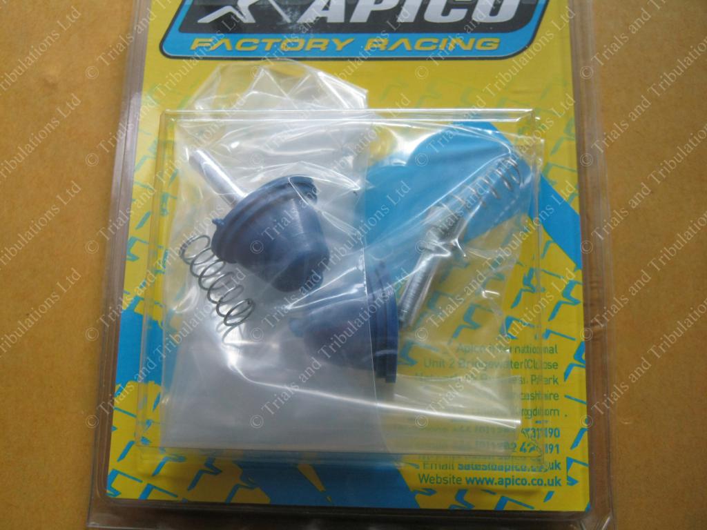 Apico master cylinder BLUE rubber boot kit (pair)