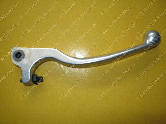 AJP front brake lever (silver) Long (see fitting guide)