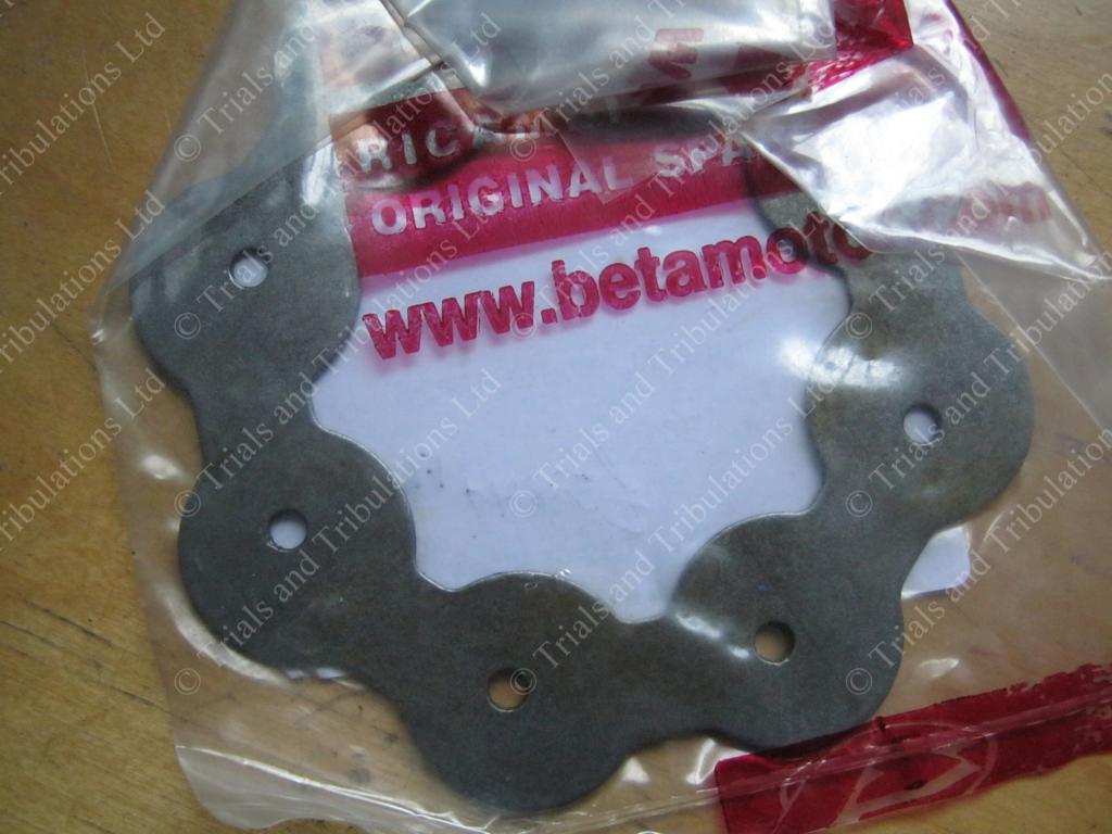 Beta clutch basket back plate