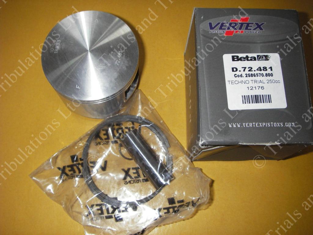 Beta 250 Techno & Rev3 to-08 Piston Kit 'B'