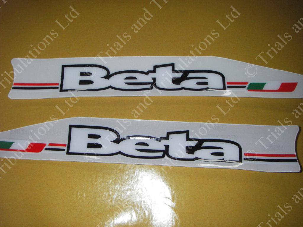 Beta Evo 2010 swingarm decals (pair)