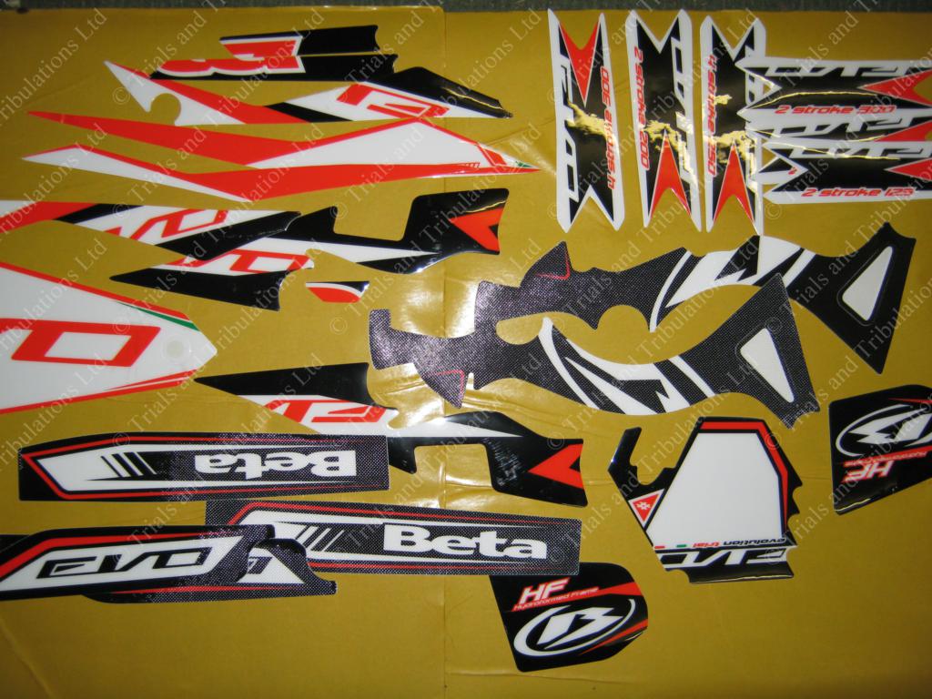 Beta Evo 2014 full frame decal kit