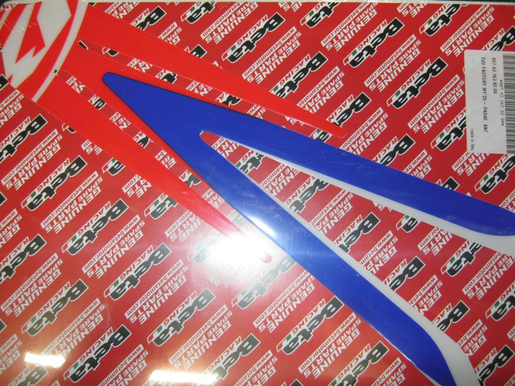 Beta Evo 2020 Factory Front mudguard decal
