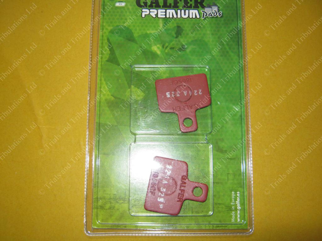 Galfer 224 Trials (rear) pads AJP & Formula fitment