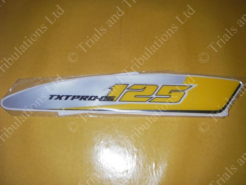 Gas-Gas 125 Pro 2006 Swingarm decals (pair)