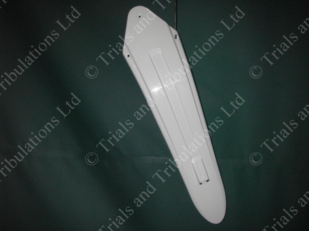 Gas Gas Pro 2011-on plain white rear mudguard