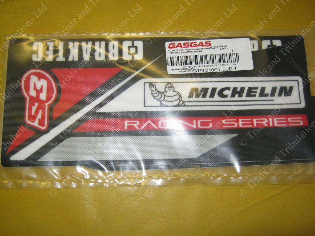 Gas Gas 2017 Racing fork leg decals (pair)