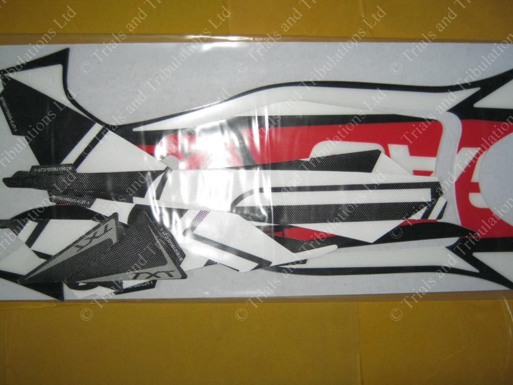 2017 Gas Gas E4 Seat unit decal kit