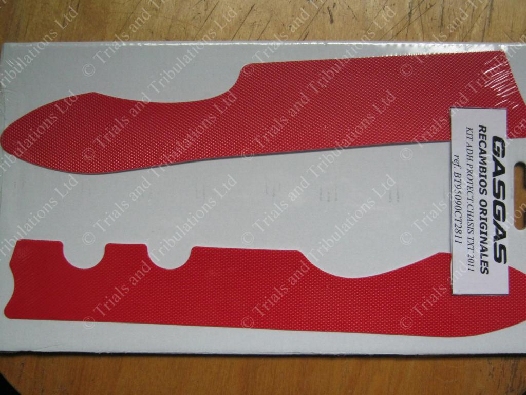 Gas Gas 2011-on Red frame protector decals (pair)