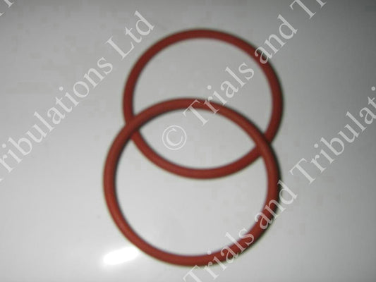 Gas Gas trials  front pipe to mid box 0 ring seals(pair)