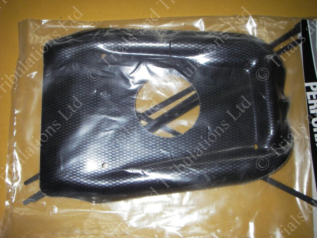 Gas Gas Pro 09-on engine splash guard (carbon look)