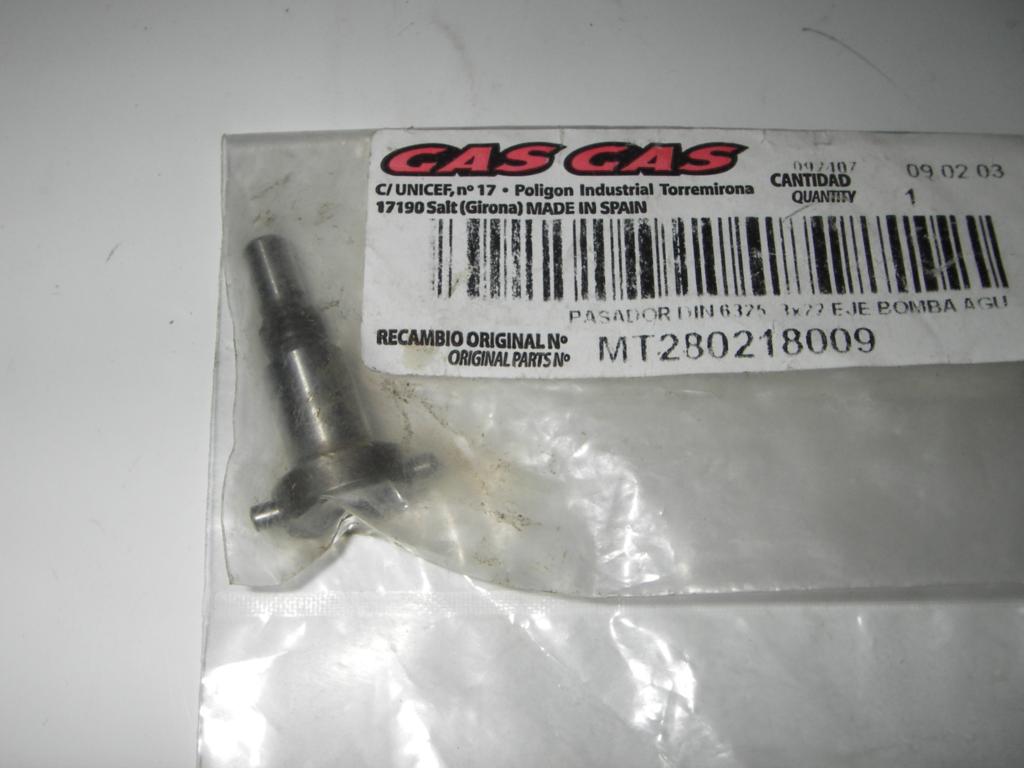 Gas-Gas Pro waterpump shaft 02-0n