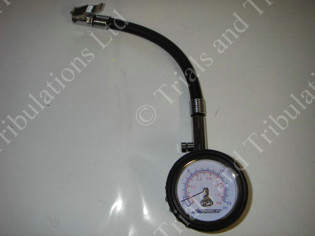 Apico Low pressure tyre gauge 0-15psi