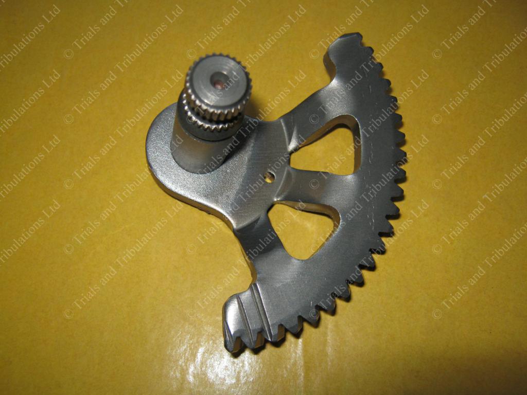 Beta Mini Trial kick start quadrant gear-shaft