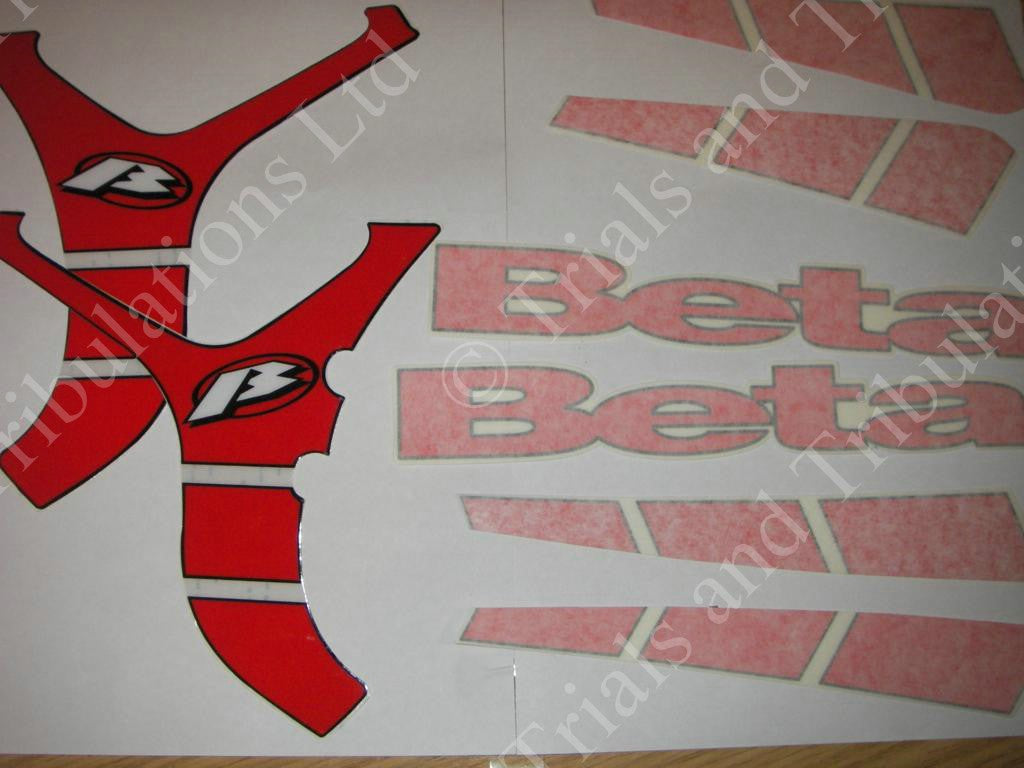 Beta Rev3 2008 tank decal set
