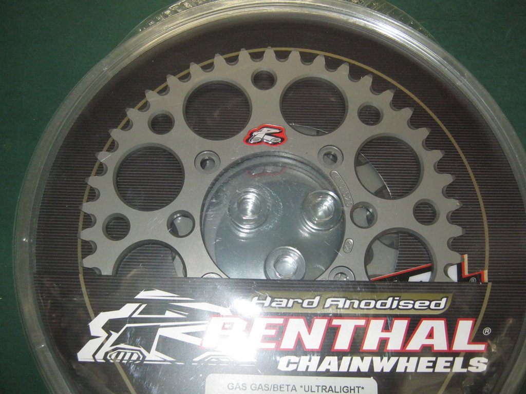 Renthal rear sprocket 42t Titanium colour (see fitting list)