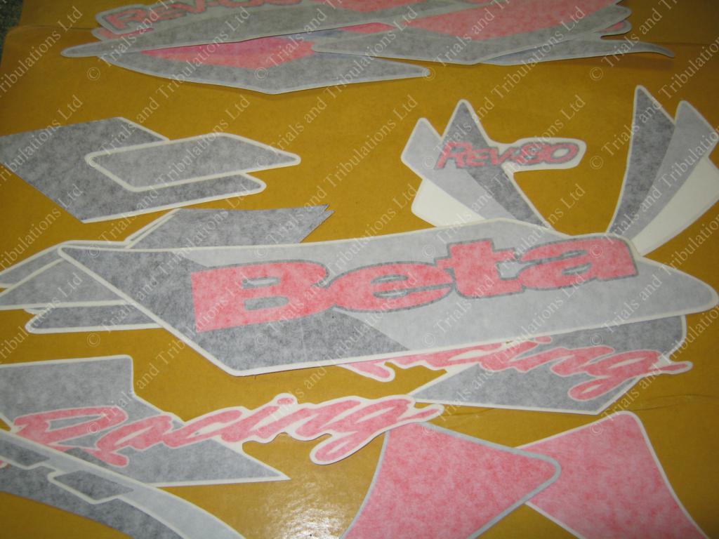 Beta Rev 80 2005 decal kit