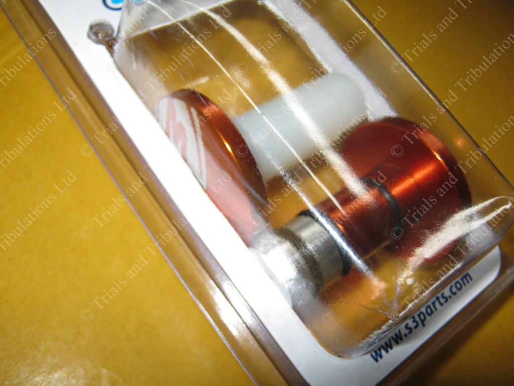 S3 Bar ends (Orange) with throttle bearing