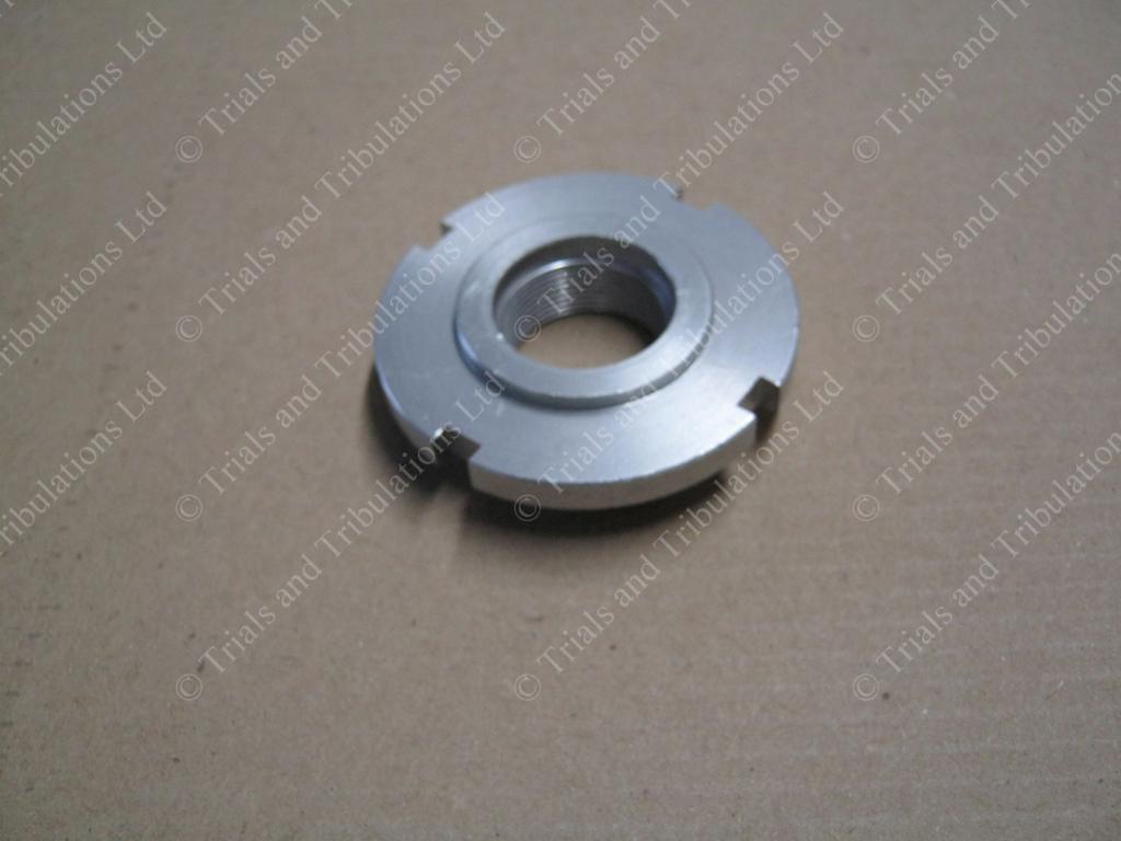 Scorpa steering head bearing adjuster nut