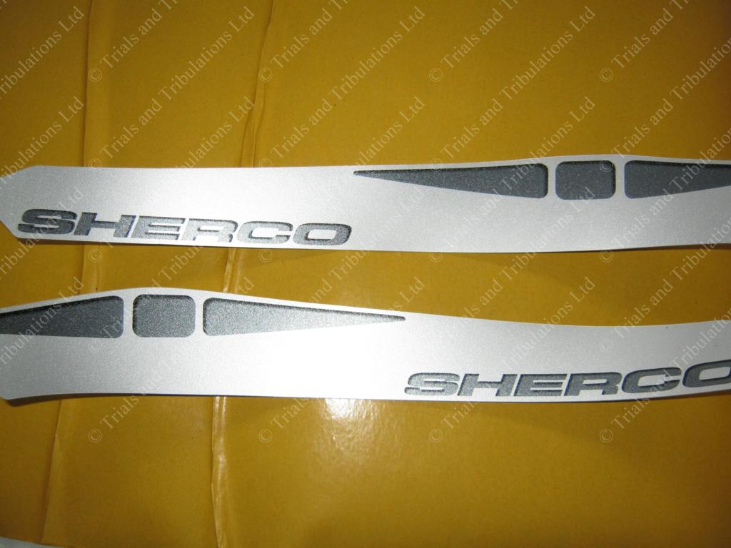 Sherco swingarm decals 08 (late) type - pair