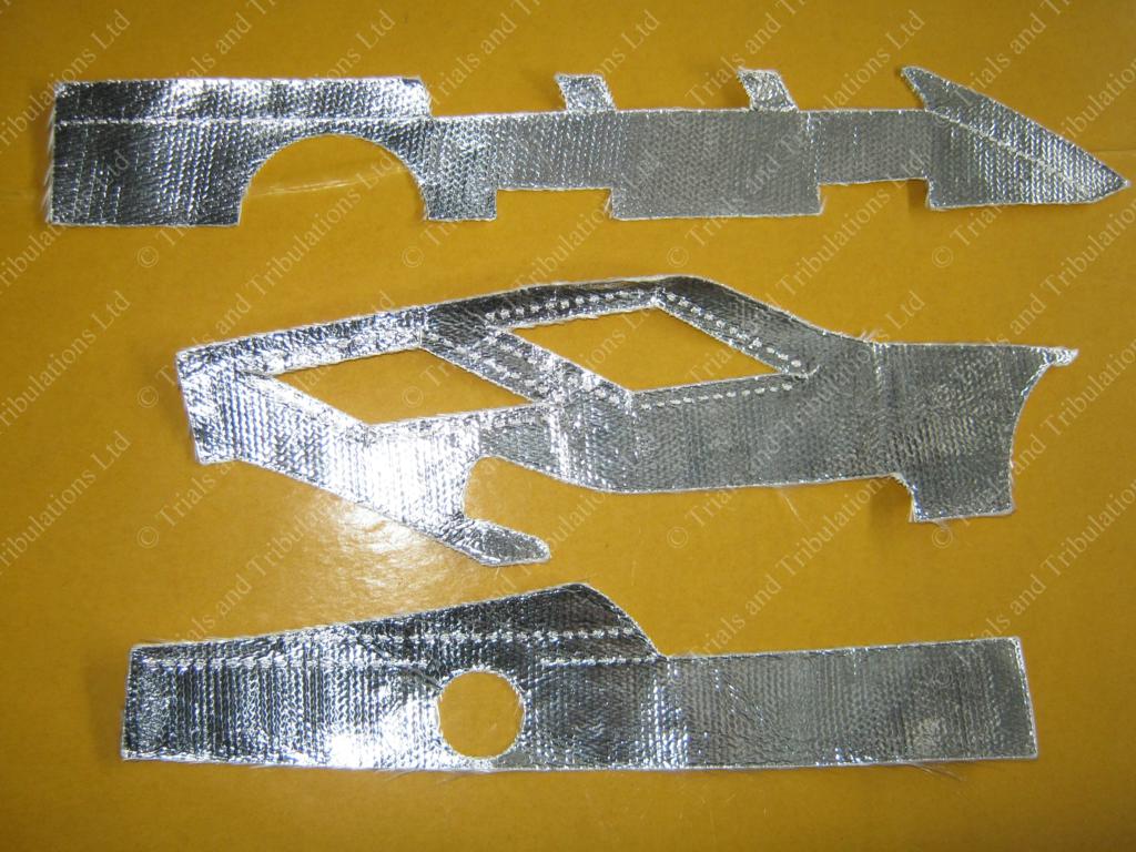 Sherco 2010-on ( stick on) mudguard heatshield