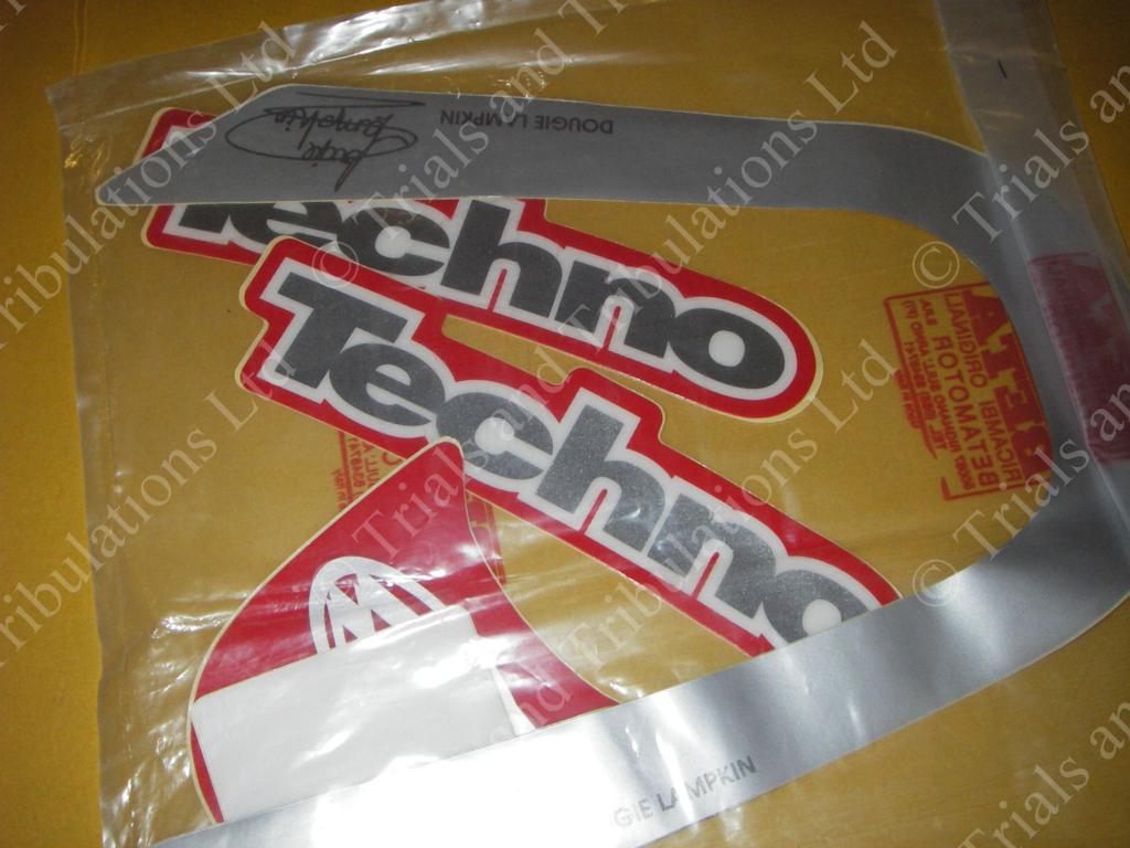 Beta Techno 1999 rear mudguard decal kit