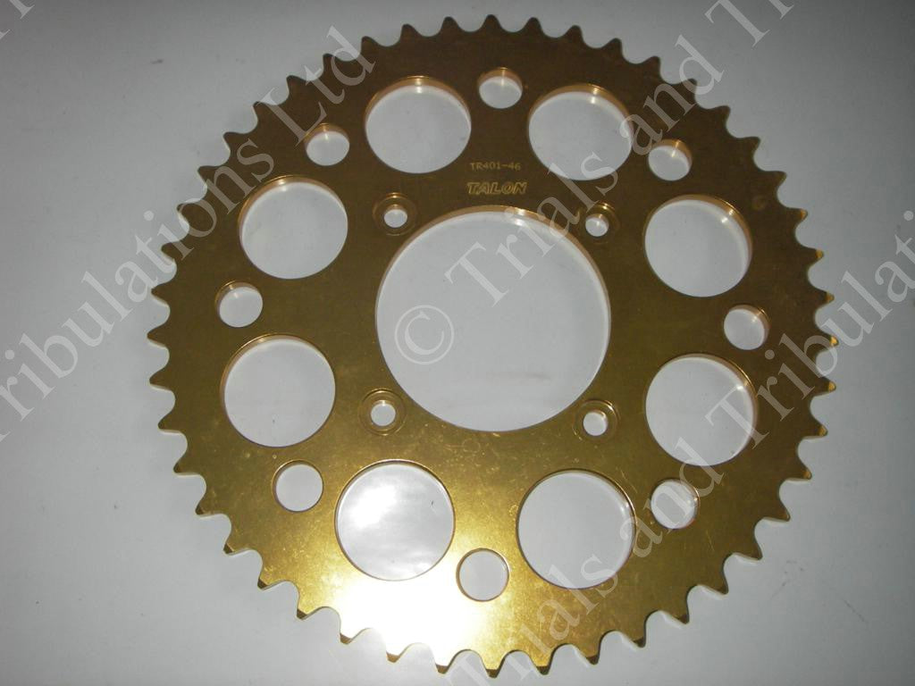 Talon Gas-Gas,Sherco,Beta 46t GOLD rear sprocket