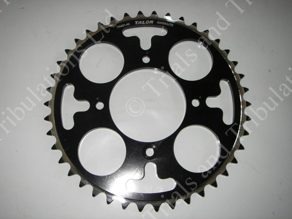 Trials rear sprocket 42T Black Beta,Gas Gas ,Sherco)